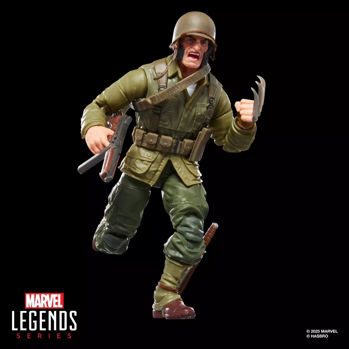 Marvel Legends - Wolverine (WWII Logan) - Giustiziere BAF