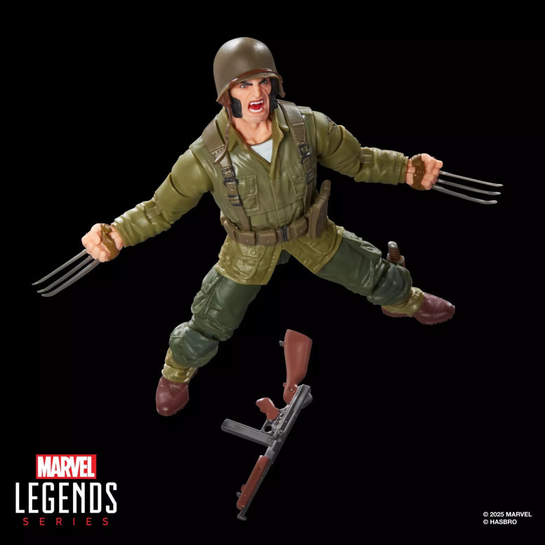 Marvel Legends - Wolverine (WWII Logan) - Giustiziere BAF