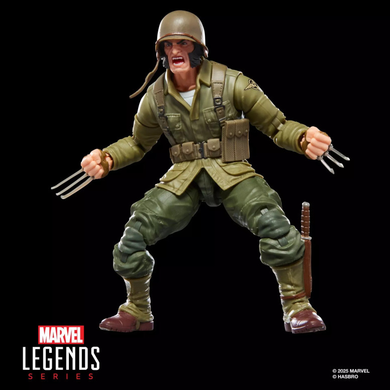Marvel Legends - Wolverine (WWII Logan) - Giustiziere BAF