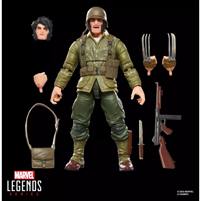 Marvel Legends - Wolverine (WWII Logan) - Giustiziere BAF