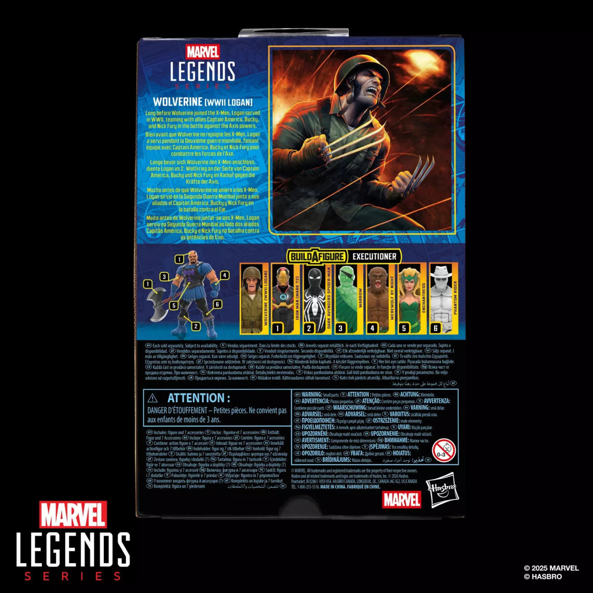 Marvel Legends - Wolverine (WWII Logan) - Giustiziere BAF