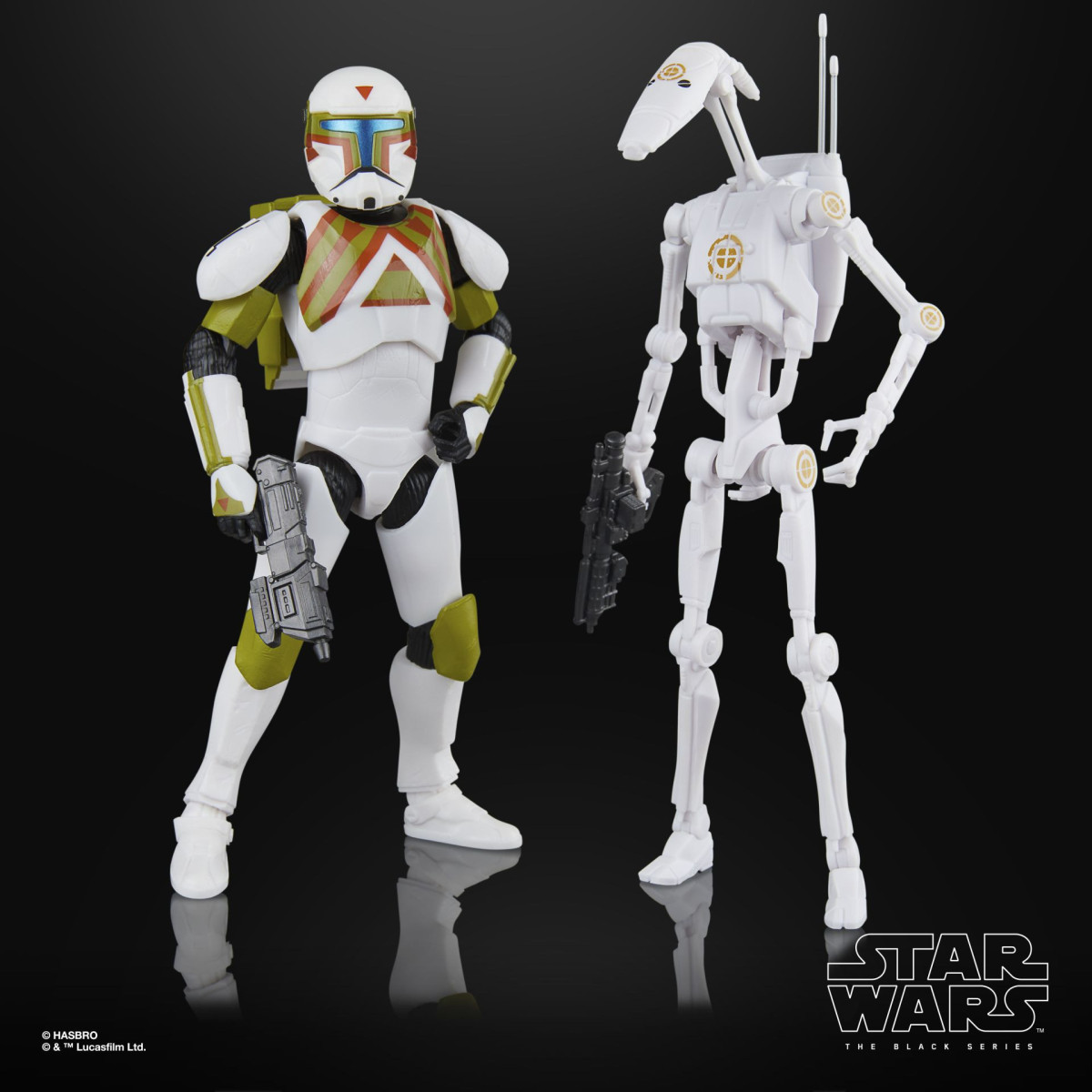 Hasbro Star Wars The Black Series - Clone Commando e B1 Battle Droid 2-Pack (Star Wars: Battlefront II)
