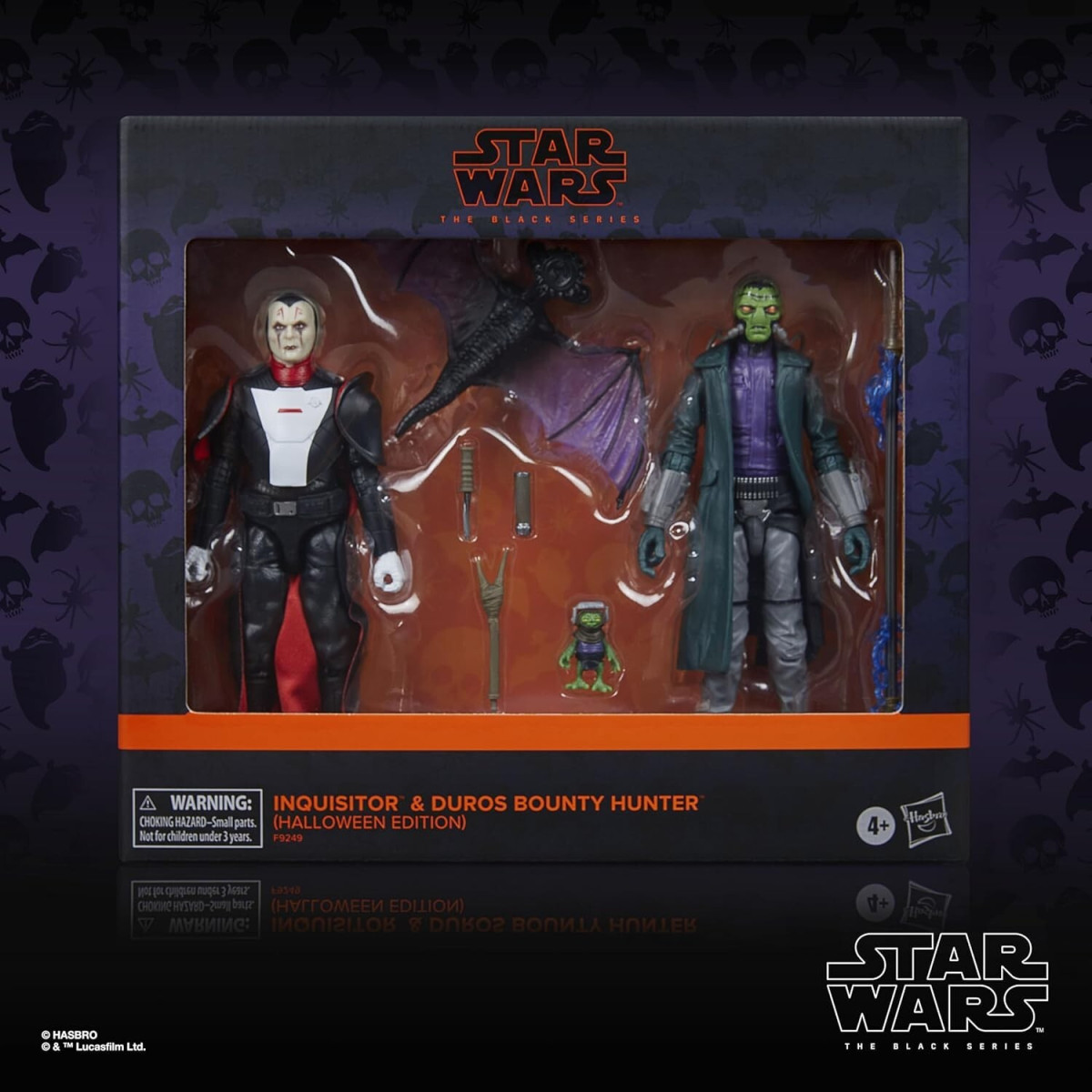 Hasbro Star Wars The Black Series - Inquisitore e cacciatore di taglie Duros Halloween 2-Pack