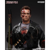 Queen Studios - Busto a grandezza naturale del T-800 danneggiato dalla battaglia - Terminator 2