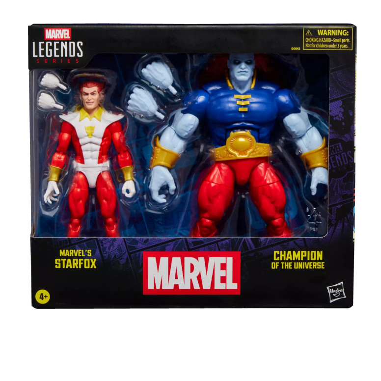Hasbro Marvel Legends Serie - Starfox e Campione dell'Universo