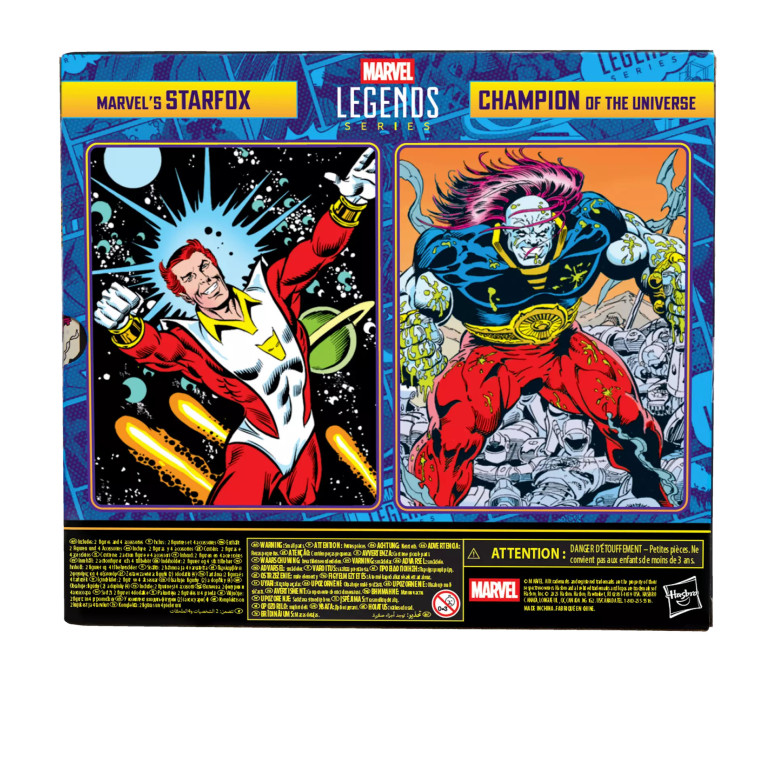 Hasbro Marvel Legends Serie - Starfox e Campione dell'Universo