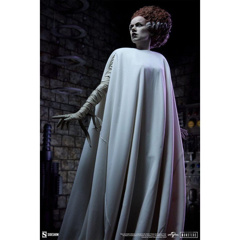Sideshow Universal Monsters - Formato Premium La sposa di Frankenstein 1/4 - La sposa di Frankenstein (costume in tessuto)