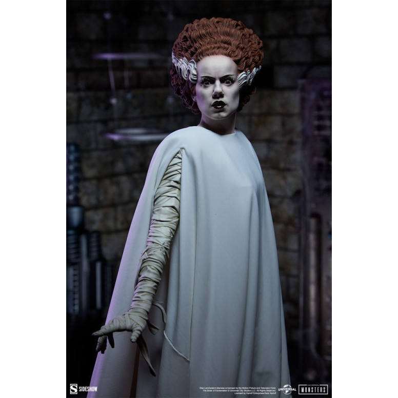 Sideshow Universal Monsters - Formato Premium La sposa di Frankenstein 1/4 - La sposa di Frankenstein (costume in tessuto)