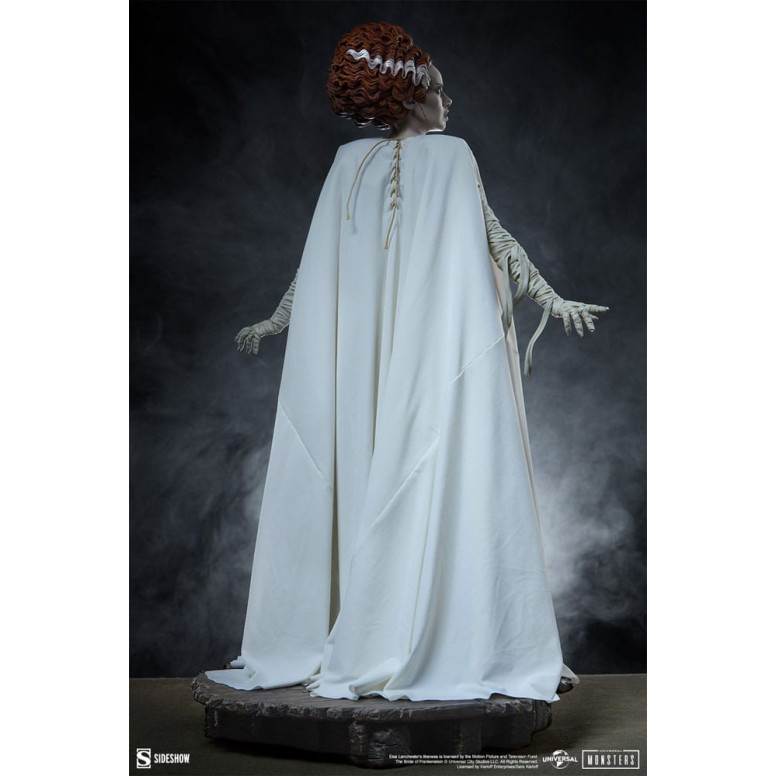 Sideshow Universal Monsters - Formato Premium La sposa di Frankenstein 1/4 - La sposa di Frankenstein (costume in tessuto)