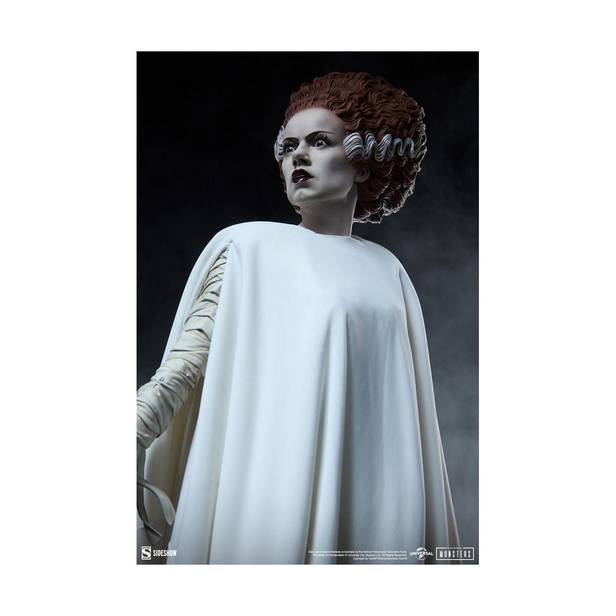 Sideshow Universal Monsters - Formato Premium La sposa di Frankenstein 1/4 - La sposa di Frankenstein (costume in tessuto)