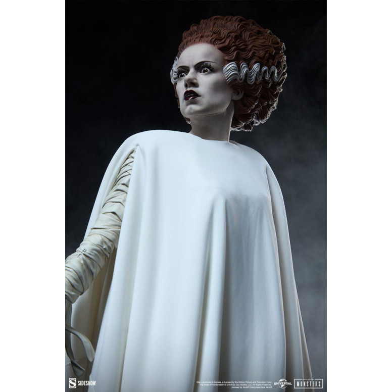 Sideshow Universal Monsters - Formato Premium La sposa di Frankenstein 1/4 - La sposa di Frankenstein (costume in tessuto)