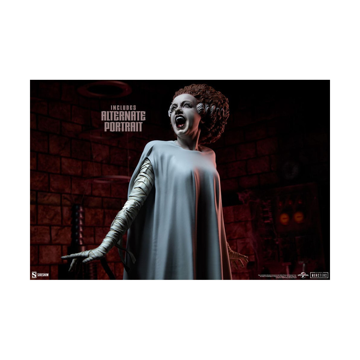 Sideshow Universal Monsters - Formato Premium La sposa di Frankenstein 1/4 - La sposa di Frankenstein