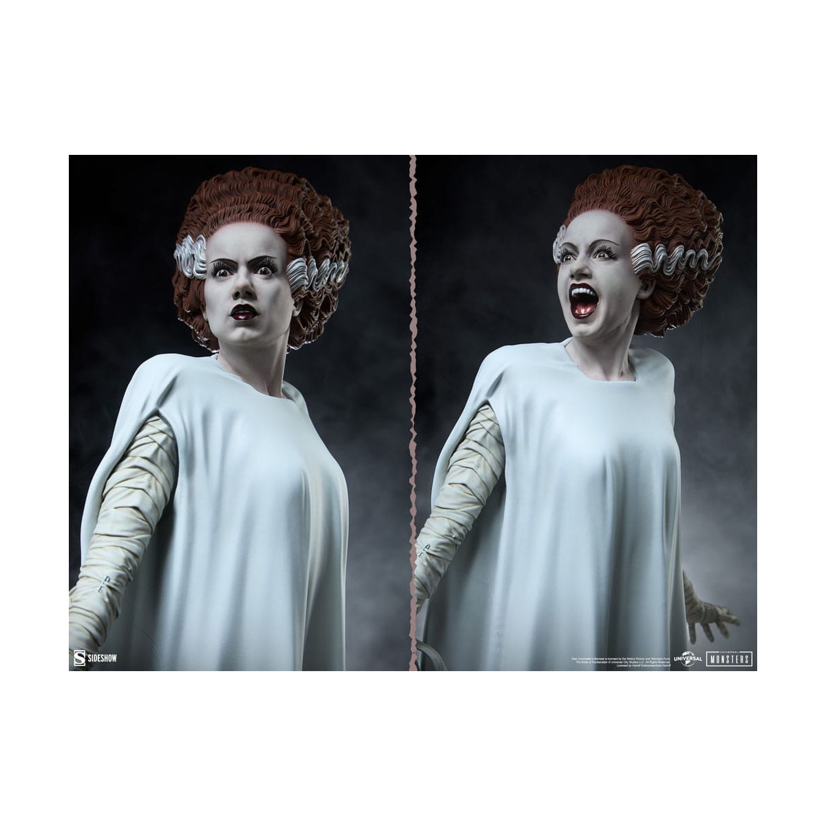 Sideshow Universal Monsters - Formato Premium La sposa di Frankenstein 1/4 - La sposa di Frankenstein