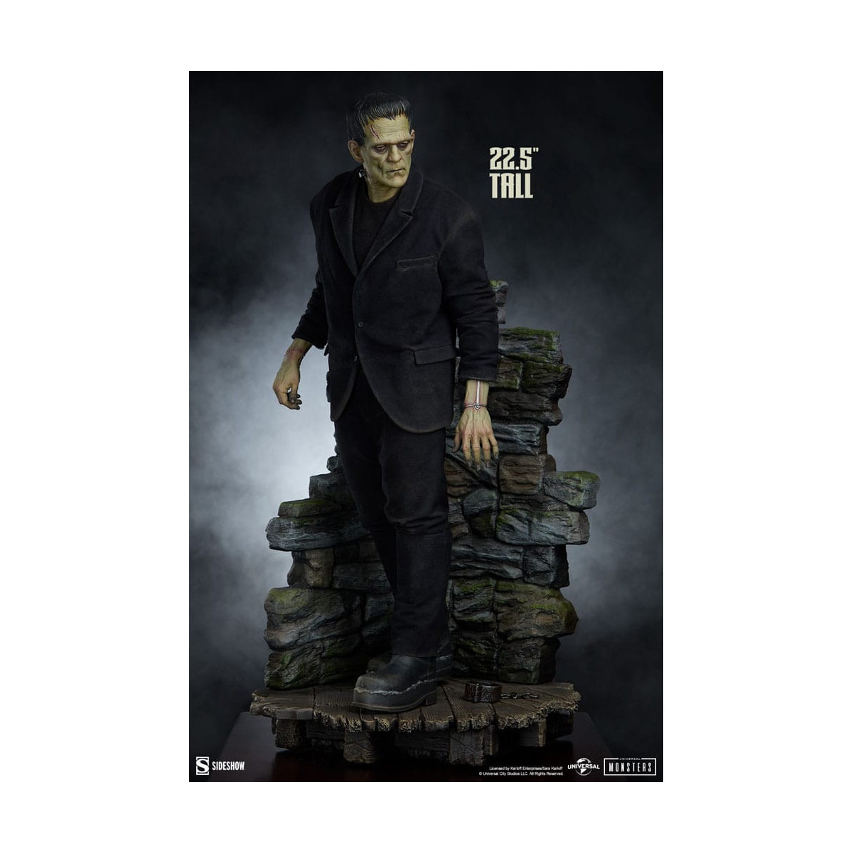 Sideshow Universal Monsters - Formato Premium Frankenstein (costume in tessuto) 1/4