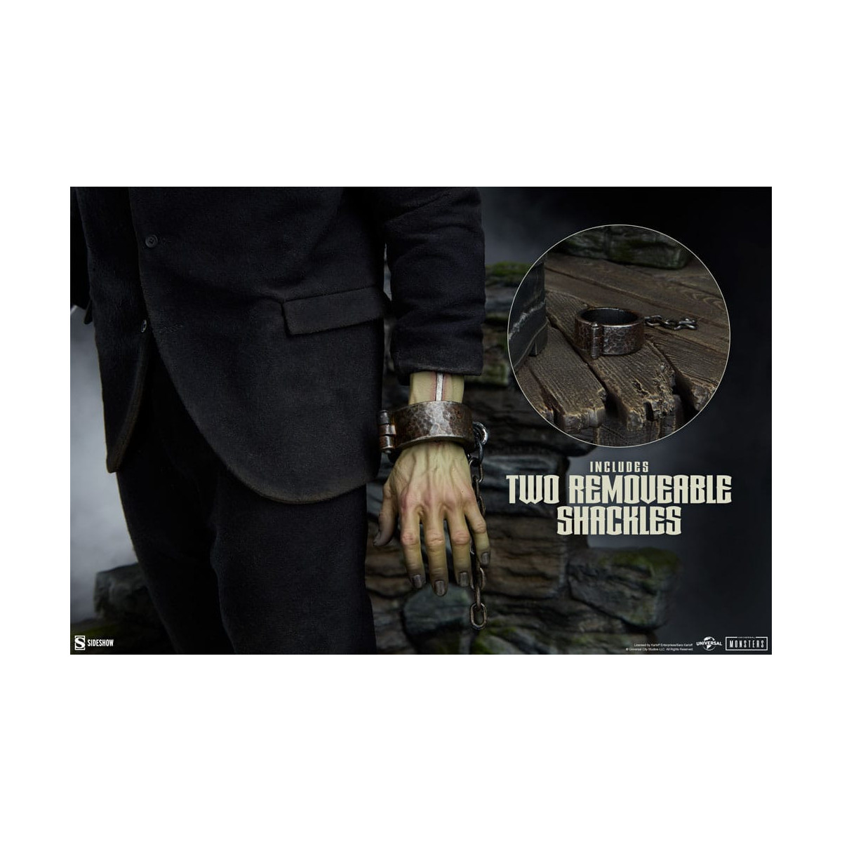 Sideshow Universal Monsters - Formato Premium Frankenstein (costume in tessuto) 1/4
