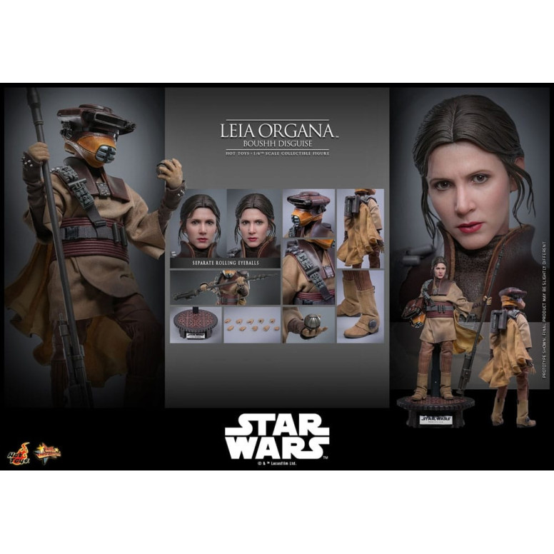 Hot Toys Star Wars Il Ritorno dello Jedi - Movie Masterpiece Figurina di Han Solo 1/6