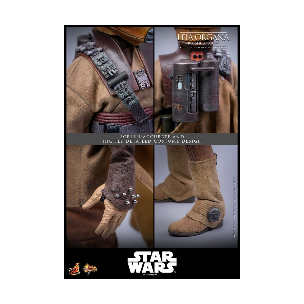 Hot Toys Star Wars Il Ritorno dello Jedi - Movie Masterpiece Figurina di Han Solo 1/6