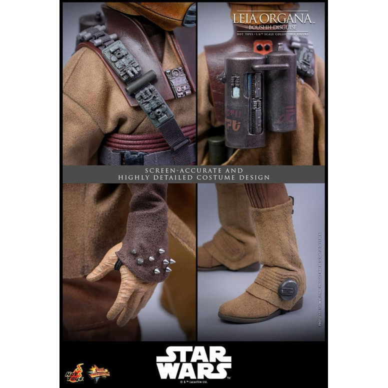 Hot Toys Star Wars Il Ritorno dello Jedi - Movie Masterpiece Figurina di Han Solo 1/6