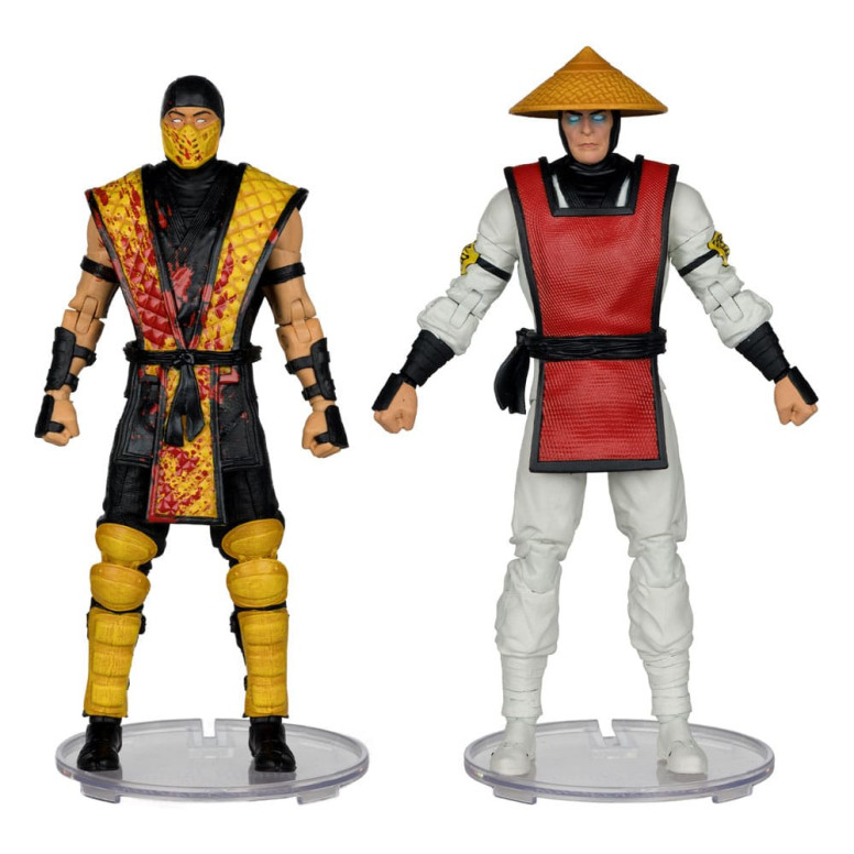 Mc Farlane - Mortal Kombat Klassics - Scorpion vs. Raiden 2-Pack 1/12