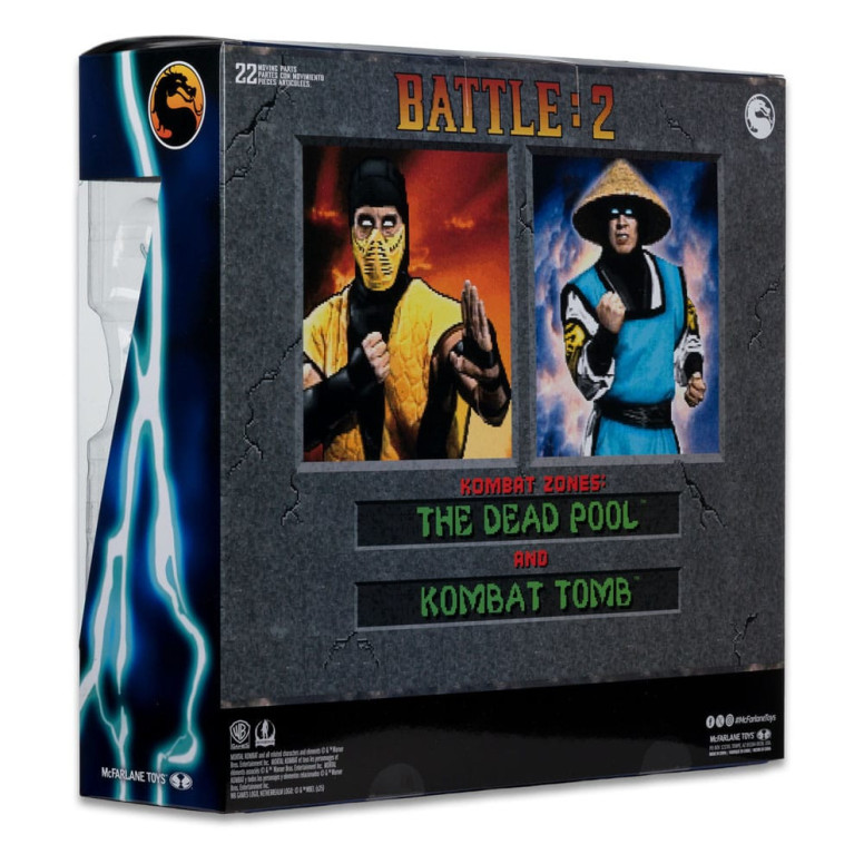 Mc Farlane - Mortal Kombat Klassics - Scorpion vs. Raiden 2-Pack 1/12