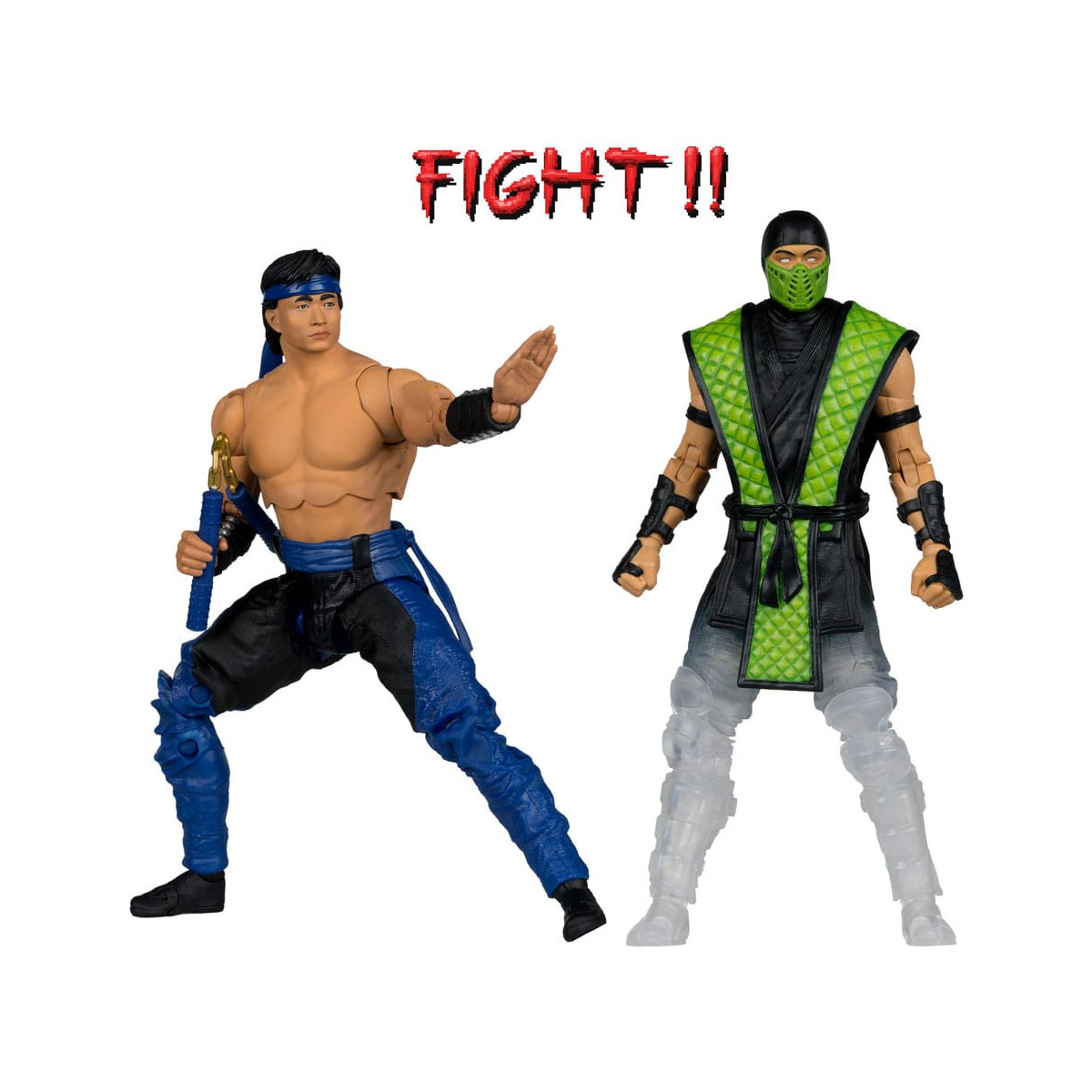 Mc Farlane - Mortal Kombat Klassics - Liu Kang vs. Rettile 2-Pack 1/12