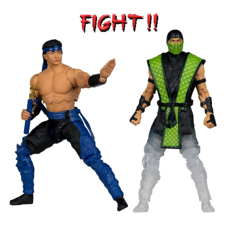 Mc Farlane - Mortal Kombat Klassics - Liu Kang vs. Rettile 2-Pack 1/12