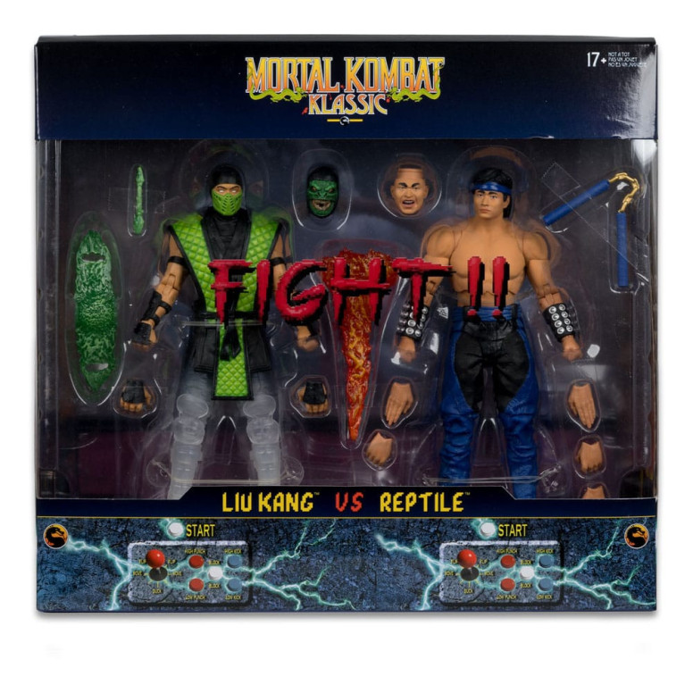 Mc Farlane - Mortal Kombat Klassics - Liu Kang vs. Rettile 2-Pack 1/12