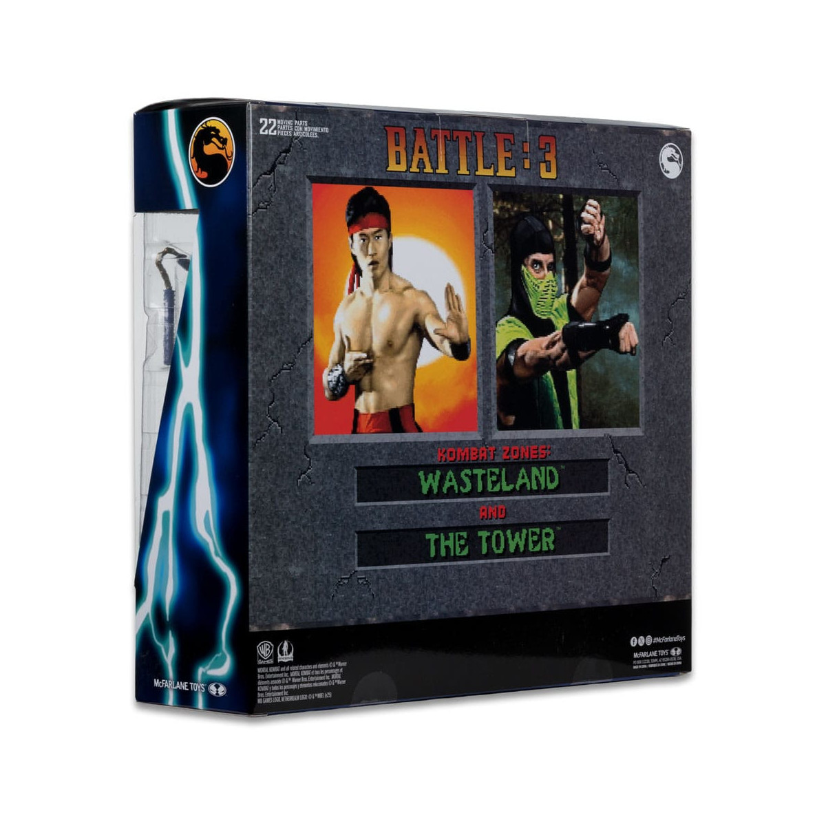 Mc Farlane - Mortal Kombat Klassics - Liu Kang vs. Rettile 2-Pack 1/12