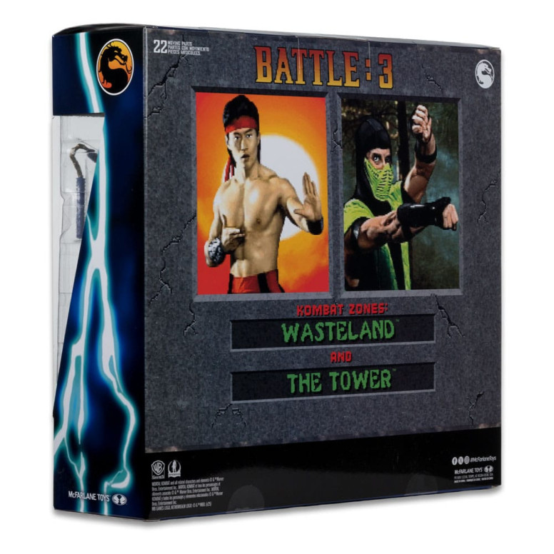Mc Farlane - Mortal Kombat Klassics - Liu Kang vs. Rettile 2-Pack 1/12