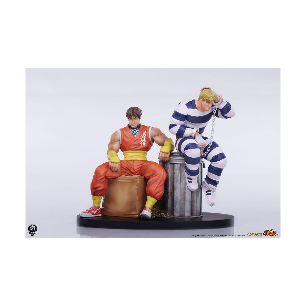 PCS - Street Fighter: Street Jam - Set di statue di Cody e Guy in scala 1:10