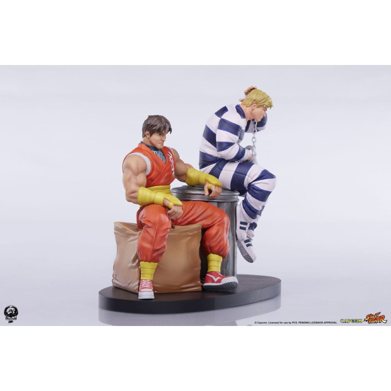 PCS - Street Fighter: Street Jam - Set di statue di Cody e Guy in scala 1:10