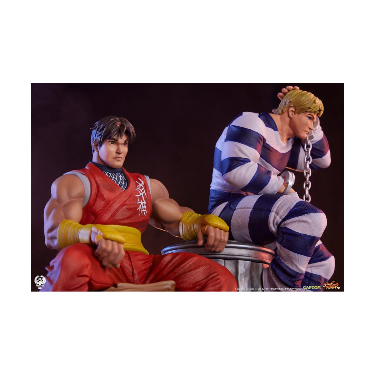 PCS - Street Fighter: Street Jam - Set di statue di Cody e Guy in scala 1:10