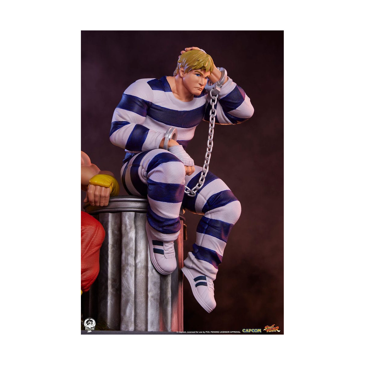 PCS - Street Fighter: Street Jam - Set di statue di Cody e Guy in scala 1:10