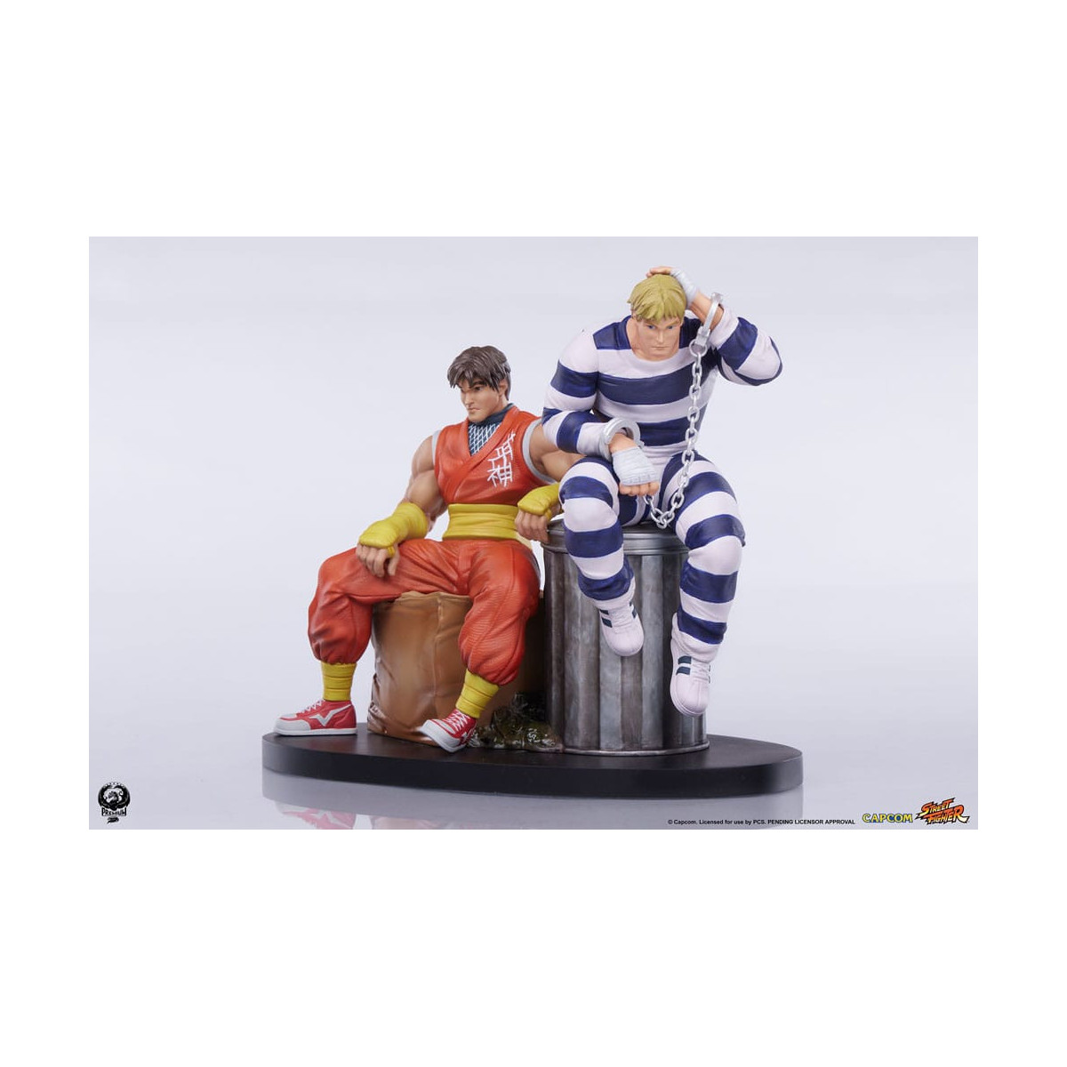 PCS - Street Fighter: Street Jam - Set di statue di Cody e Guy in scala 1:10