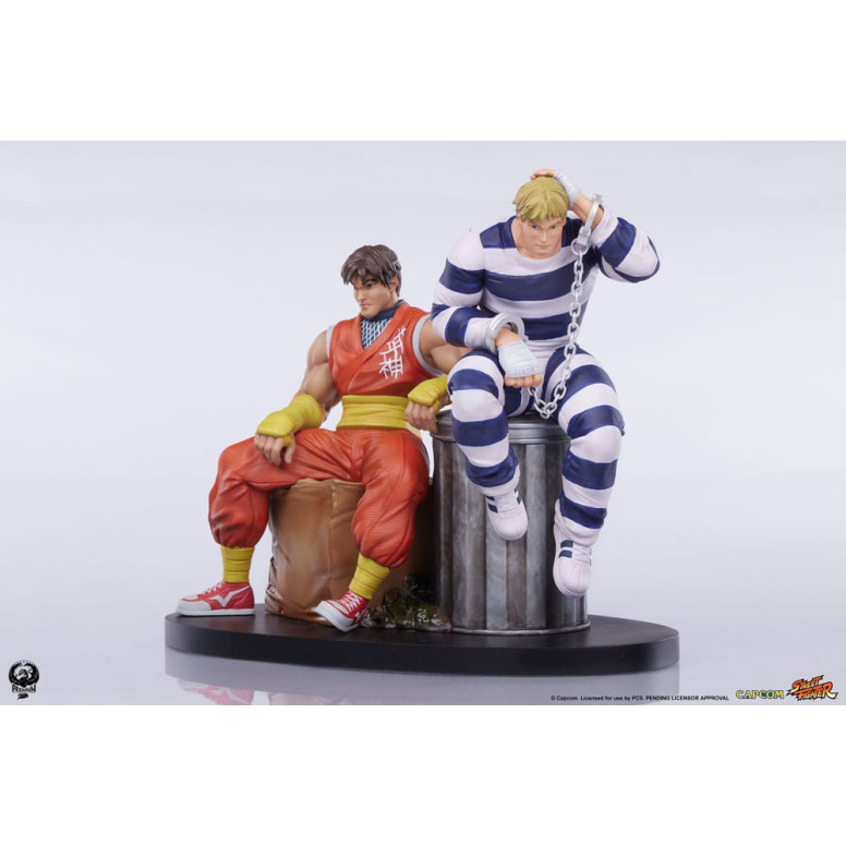 PCS - Street Fighter: Street Jam - Set di statue di Cody e Guy in scala 1:10