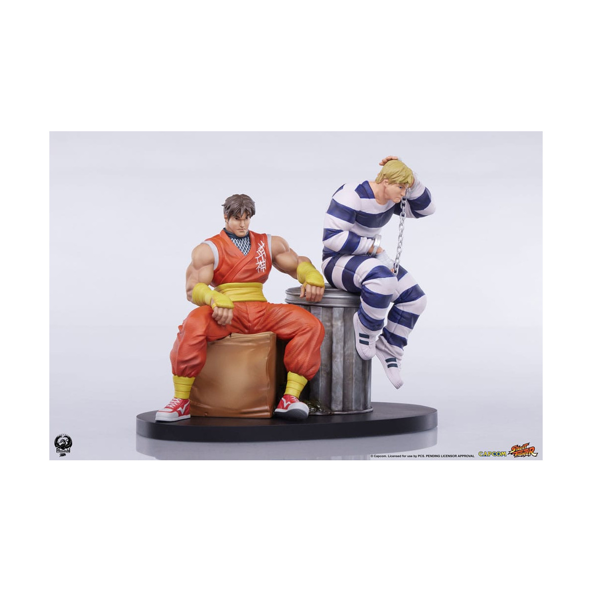 PCS - Street Fighter: Street Jam - Set di statue di Cody e Guy in scala 1:10