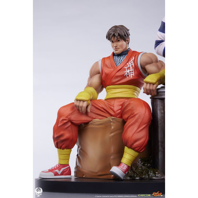 PCS - Street Fighter: Street Jam - Set di statue di Cody e Guy in scala 1:10