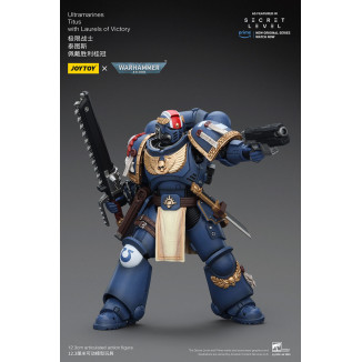 JoyToy - Livello segreto - Ultramarines Tito con le alloro della vittoria 1/18 - Warhammer 40000