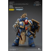 JoyToy - Livello segreto - Ultramarines Metaurus con ascia elettrica, scudo d'assalto e pistola al plasma 1/18 - Warhammer 40000