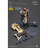 JoyToy - Livello segreto - Ultramarines Metaurus con ascia elettrica, scudo d'assalto e pistola al plasma 1/18 - Warhammer 40000