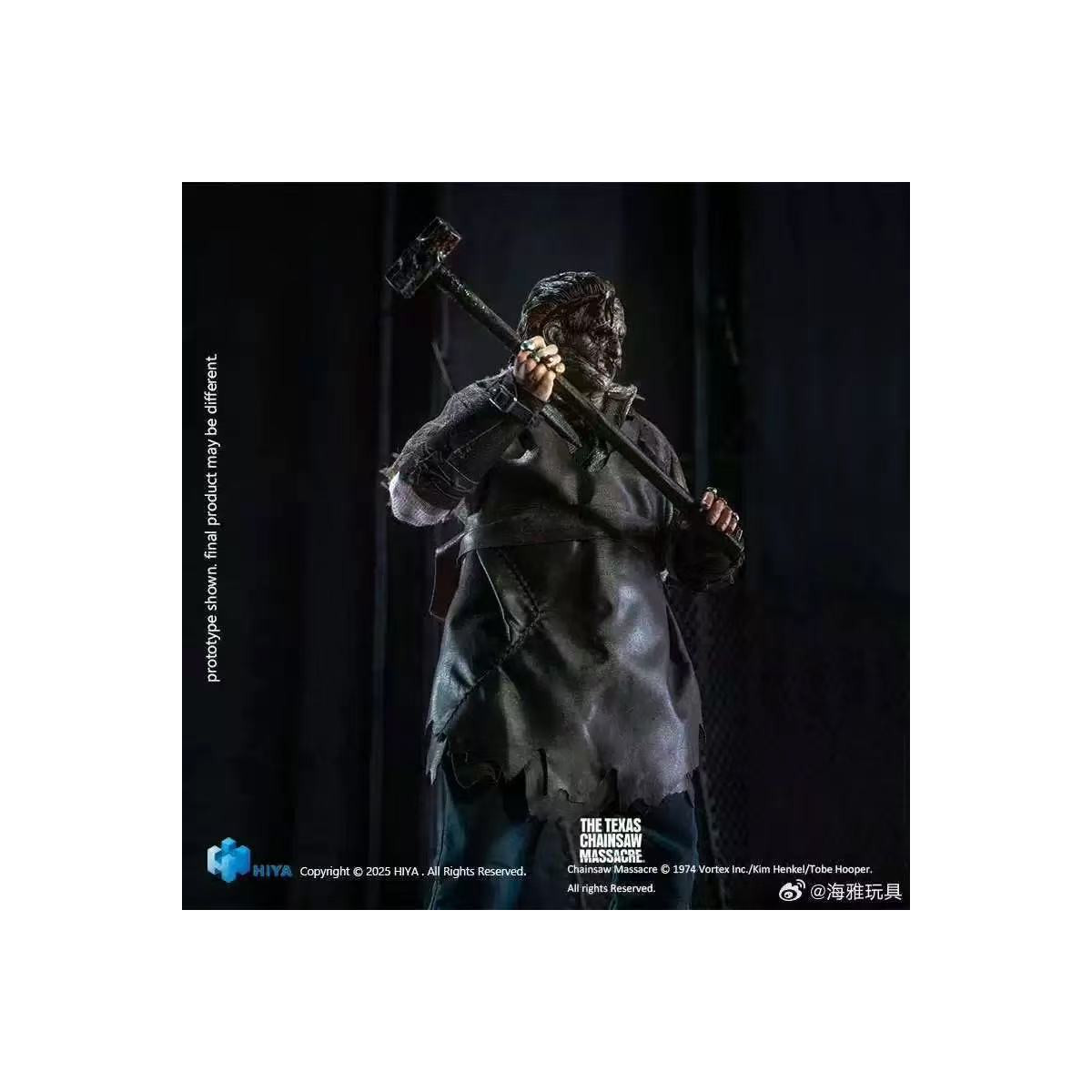 HIYA TOYS - Exquisite Super Series 1/12 - Texas Chainsaw Massacre 2003 - Faccia di cuoio Thomas Hewitt