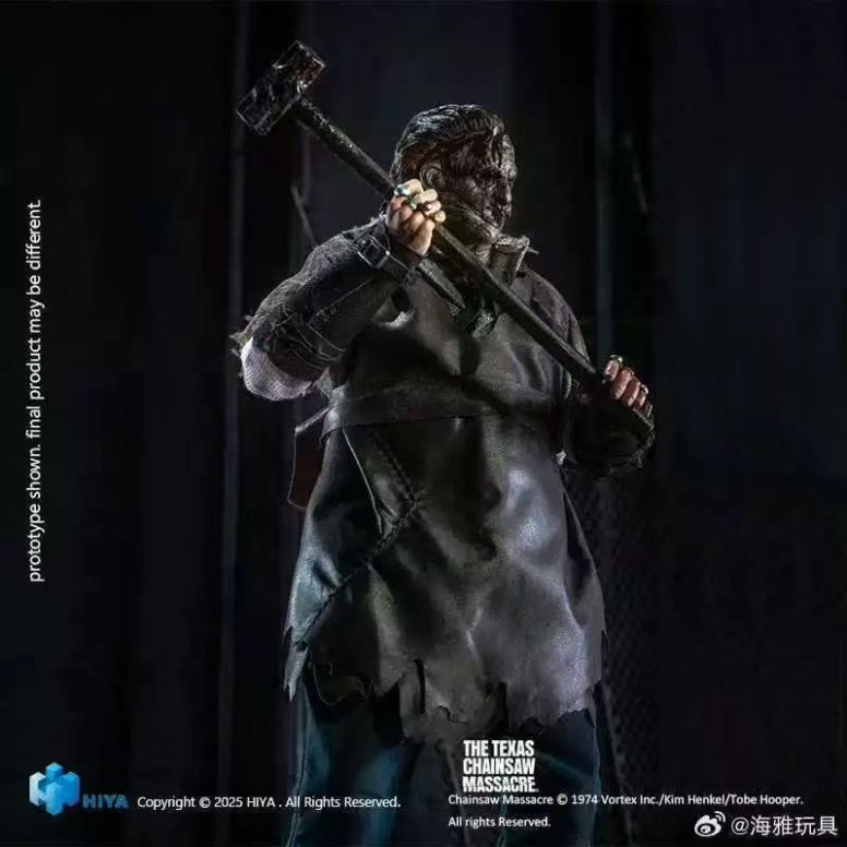 HIYA TOYS - Exquisite Super Series 1/12 - Texas Chainsaw Massacre 2003 - Faccia di cuoio Thomas Hewitt
