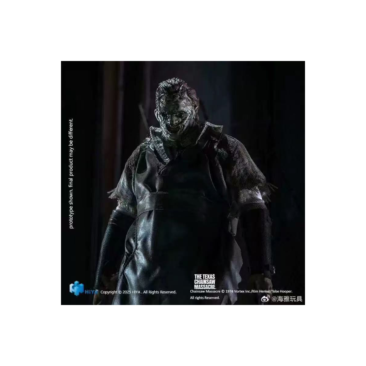 HIYA TOYS - Exquisite Super Series 1/12 - Texas Chainsaw Massacre 2003 - Faccia di cuoio Thomas Hewitt