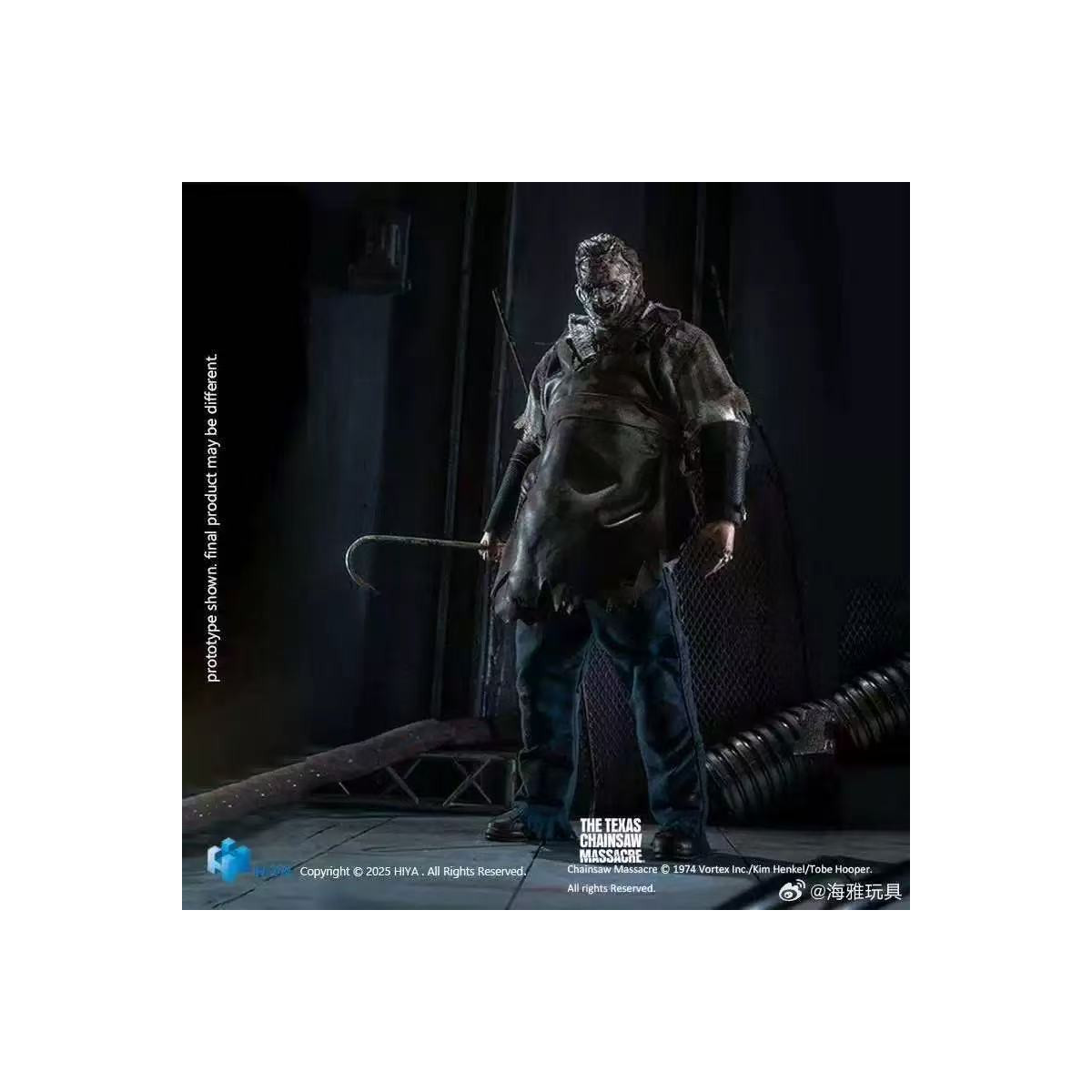HIYA TOYS - Exquisite Super Series 1/12 - Texas Chainsaw Massacre 2003 - Faccia di cuoio Thomas Hewitt