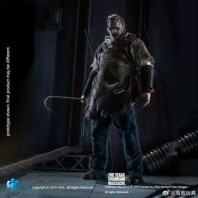 HIYA TOYS - Exquisite Super Series 1/12 - Texas Chainsaw Massacre 2003 - Faccia di cuoio Thomas Hewitt