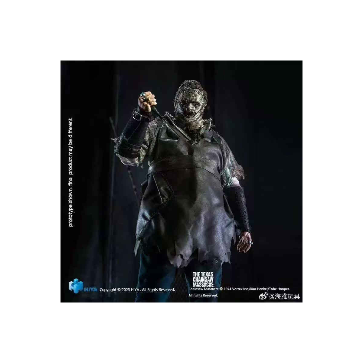 HIYA TOYS - Exquisite Super Series 1/12 - Texas Chainsaw Massacre 2003 - Faccia di cuoio Thomas Hewitt