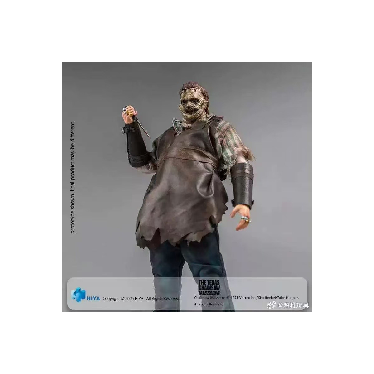 HIYA TOYS - Exquisite Super Series 1/12 - Texas Chainsaw Massacre 2003 - Faccia di cuoio Thomas Hewitt