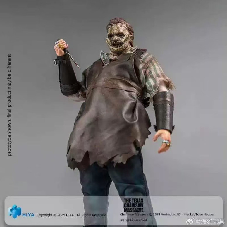 HIYA TOYS - Exquisite Super Series 1/12 - Texas Chainsaw Massacre 2003 - Faccia di cuoio Thomas Hewitt