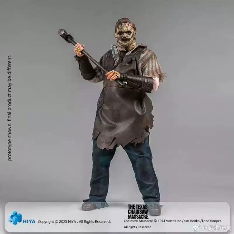 HIYA TOYS - Exquisite Super Series 1/12 - Texas Chainsaw Massacre 2003 - Faccia di cuoio Thomas Hewitt