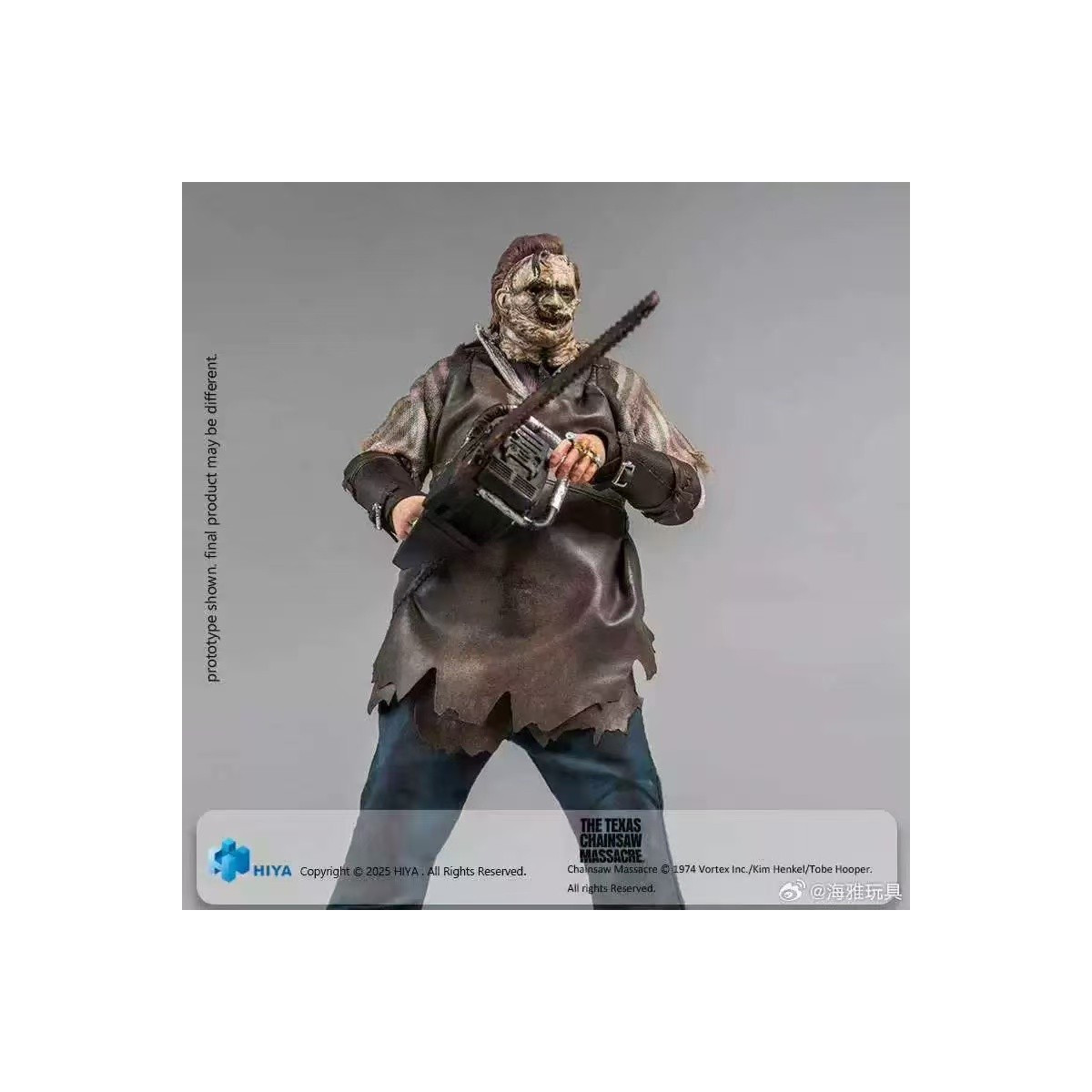 HIYA TOYS - Exquisite Super Series 1/12 - Texas Chainsaw Massacre 2003 - Faccia di cuoio Thomas Hewitt